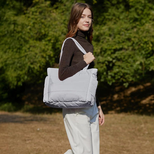 Milo Puffy Tote Bag